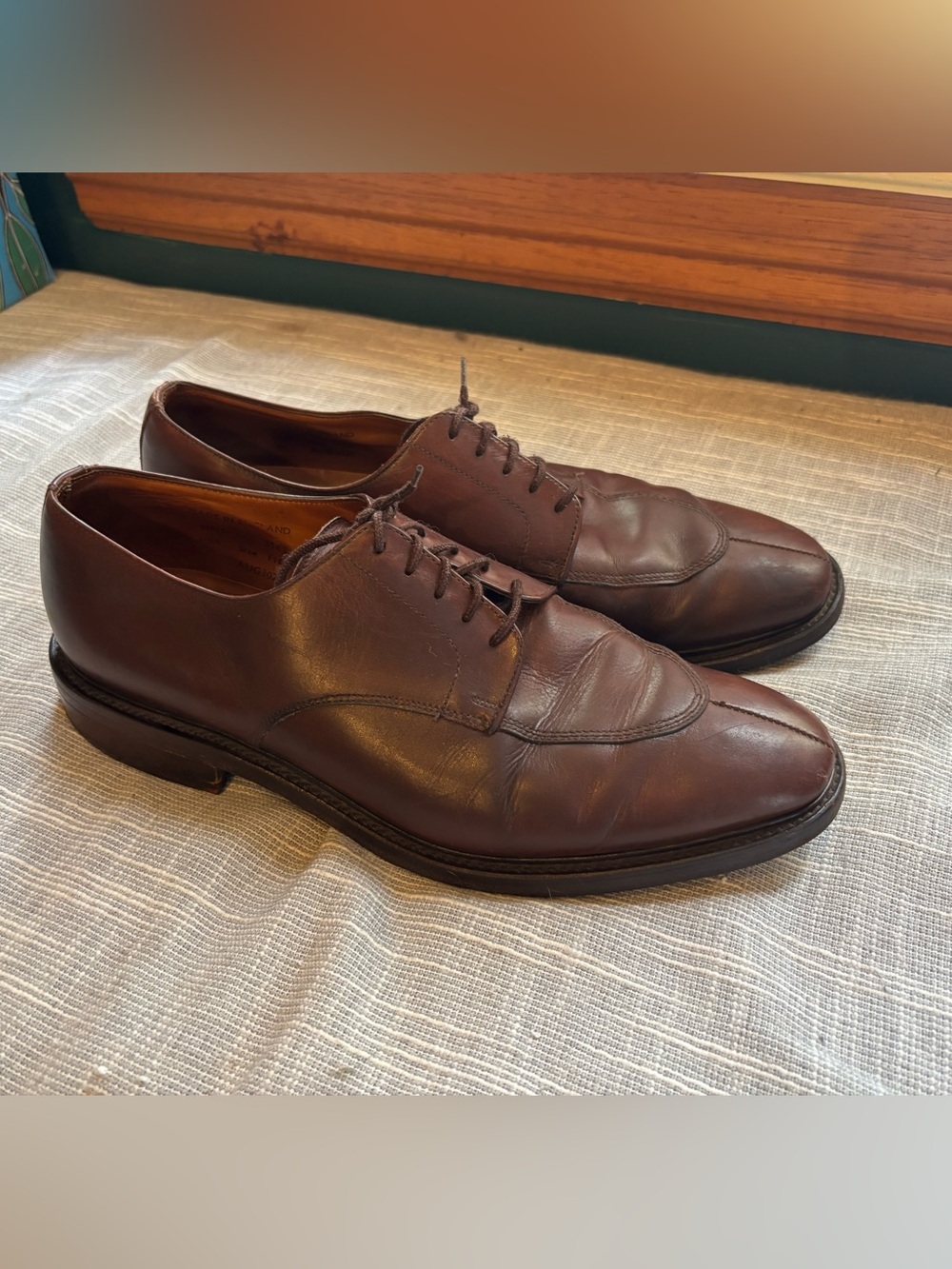 Louis Roth Benchmade In England Split Toe Oxford Derby Shoes Men’s 11